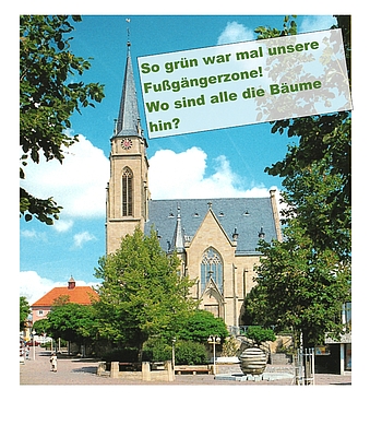 Belebung der Fußgängerzone um den Kirchplatz – Anfrage zur Gemeinderatssitzung am 25.7.2024