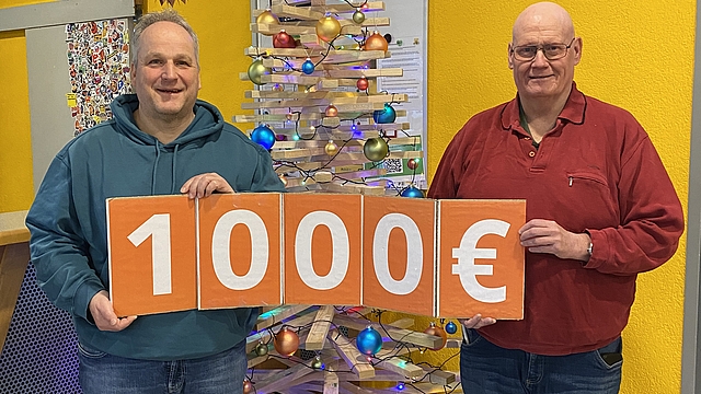 Von links: Jugendpfleger Eric Fuchs und ÖDP-Stadtrat Axel Jänichen im Bad Rappenauer Jugendhaus Von links: Jugendpfleger Eric Fuchs und ÖDP-Stadtrat Axel Jänichen im Bad Rappenauer Jugendhaus